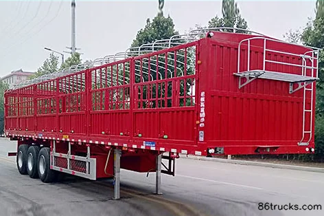 Deyuan Auto 13m Stake Semi-Trailer Exterior (2) | 86Trucks