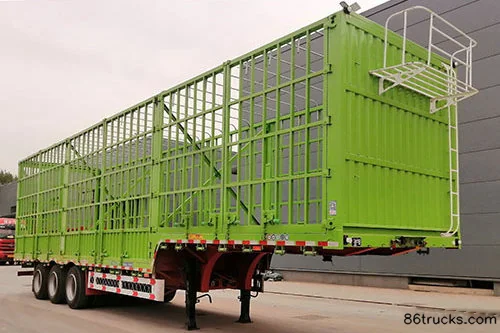 Deyuan Auto 13m Stake Semi-Trailer Exterior (2) | 86Trucks