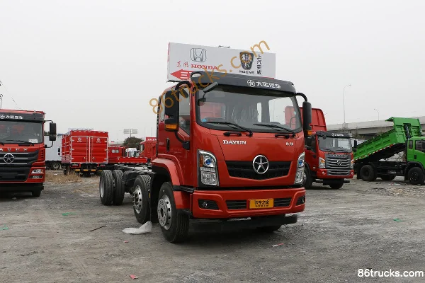 Dayun Zhisheng Standard Load 240hp 6X2(8 wheels) 7.8m Flatbed Cargo Truck Exterior