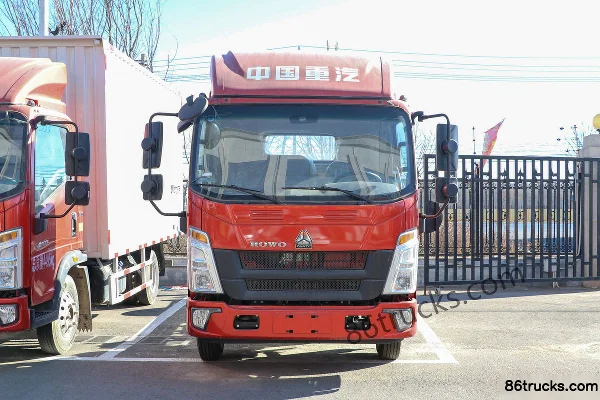 Sinotruk HOWO Hanjiang 130 hp 4X2(6 wheels) 4.15m AMT automatic single-row stake truck light truck (China VI) Exterior (2) | 86Trucks