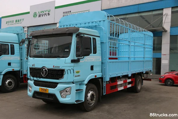 SHACMAN Delong L5000 Green Pass Edition 220 hp 4X2(6 wheels) 6.8m stake cargo truck (China VI) Exterior (3) | 86Trucks