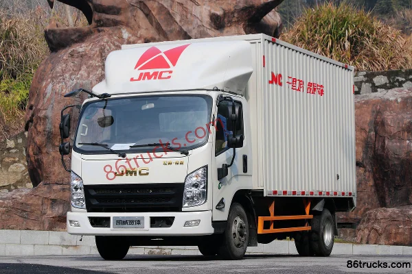 JMC Kaiwei large 143 ch 4X2(6 roues) 4,2 m camion léger fourgon cabine simple (China VI) (freins hydrauliques) Extérieur (3) | 86Trucks