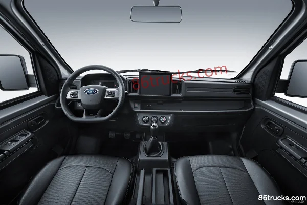 Karry X6 Comfort 1.6L 122hp 4X2(6 wheels) Gasoline 2.7m Double Row Flatbed Mini Truck (China VI) Cab (2) | 86Trucks