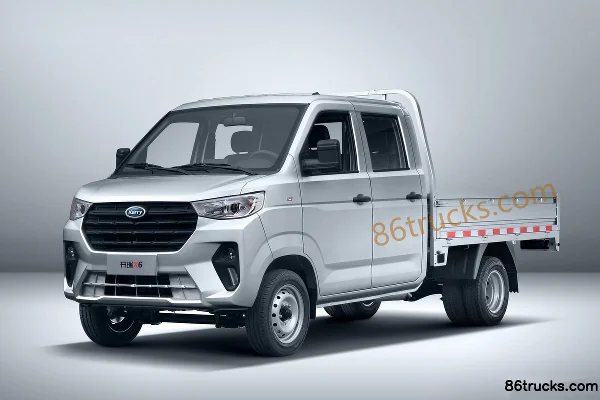 Karry X6 Comfort 1.6L 122hp 4X2(6 wheels) Gasoline 2.7m Double Row Flatbed Mini Truck (China VI) Exterior (2) | 86Trucks