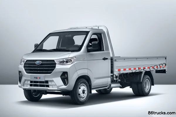 Kairui X6 Standard 1.6L 122hp 4X2(6 wheels) Gasoline 3.4m Single Row Flatbed Mini Truck (China VI) Exterior (2) | 86Trucks