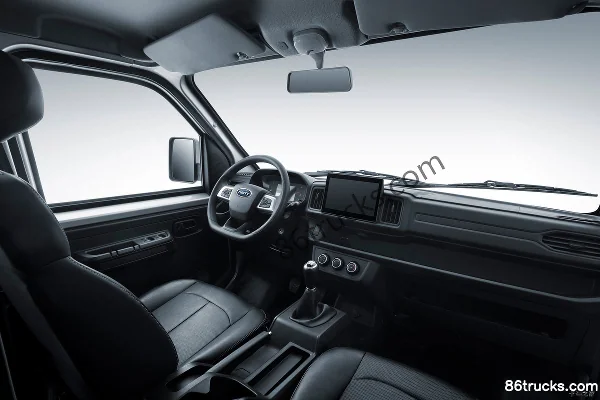 Kairui X6 Standard 1.6L 122hp 4X2(6 wheels) Gasoline 3.4m Single Row Flatbed Mini Truck (China VI) Cab (2) | 86Trucks