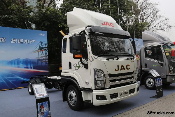 JAC Weiling K8 184 hp 4X2(6 wheels) 5.8m semi-sleeper flatbed cargo truck Exterior