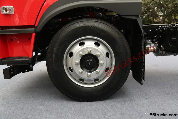 JAC Weiling K8 195 hp 4X2(6 wheels) 5.48m Row Half Stake Cargo Truck Chassis (2) | 86Trucks