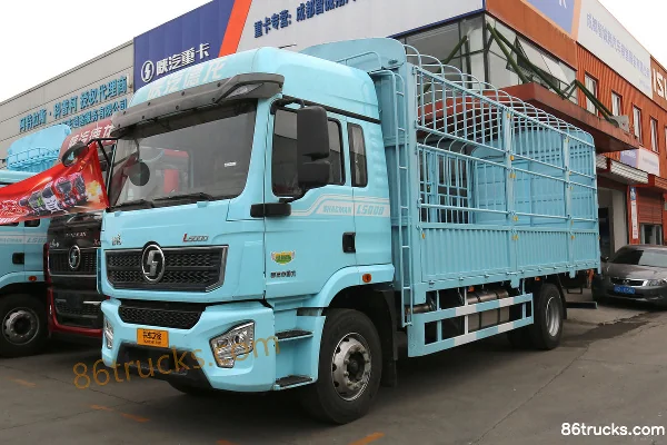 SHACMAN Delong L5000 Value Edition 220 hp 4X2(6 wheels) 6.8m Grating Cargo Truck (China VI) Exterior (2) | 86Trucks