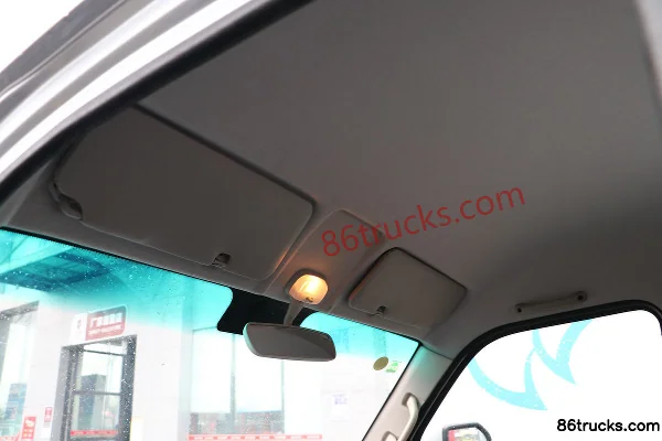 Huachen Xinyuan T50S Standard 112hp 4X2(6 wheels) CNG 3.6m single-row flatbed mini truck (China VI) (100L gas cylinder) Cab (2) | 86Trucks