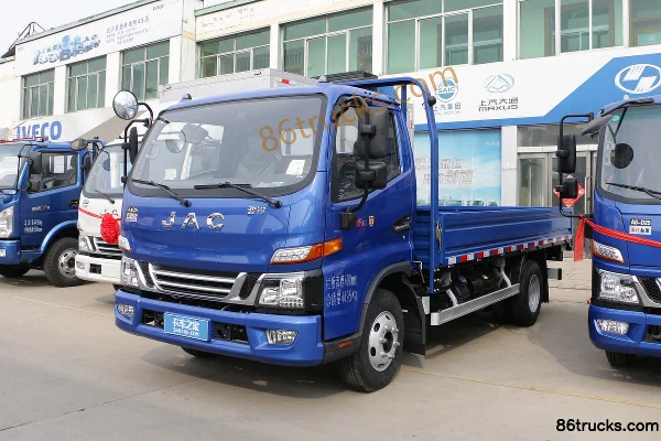JAC Junling V6 152 ch 4X2(6 roues) camion plateau 4,22 m cabine simple Extérieur (3) | 86Trucks