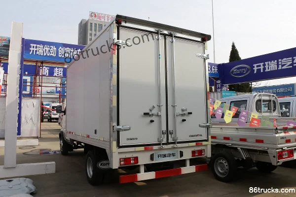 Karry Youjin T70 Deluxe 1.5L 116hp 4X2(6 wheels) Gasoline 3.4m Single Row Van Micro Truck (China VI) Body (2) | 86Trucks