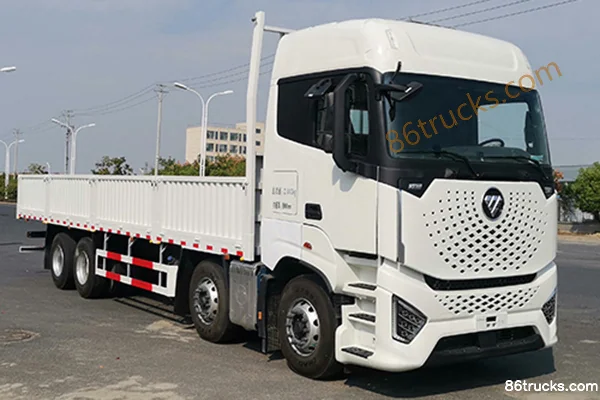 Foton Auman Galaxy type de base 580 ch 8X4(12 roues) camion porteur à ridelles 9,53 m AMT automatique (China VI) Extérieur (2) | 86Trucks