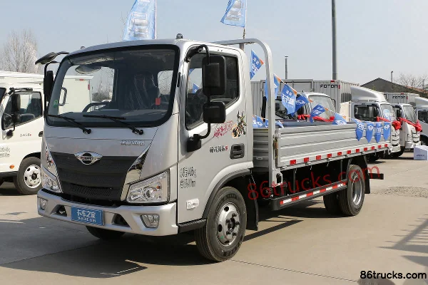Foton Times Linghang 5 (Blue Bull King) 158hp 4X2(6 wheels) 4.17m single-row stake truck (China VI) Exterior (3) | 86Trucks
