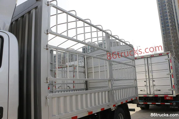 Foton Aumark S1 Changying Edition 158hp 4X2(6 wheels) 4.17m Single Row Stake Truck (China VI)(6-speed) Body (1) | 86Trucks