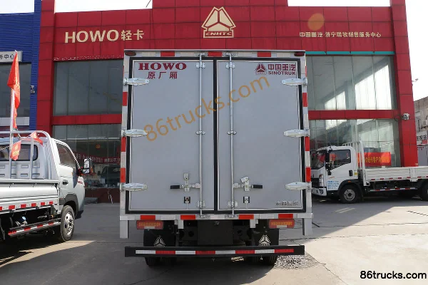 Sinotruk HOWO Xiaoshuai 130 ch 4X2(6 roues) petit camion fourgon à cabine simple 3,95 m Carrosserie (3) | 86Trucks