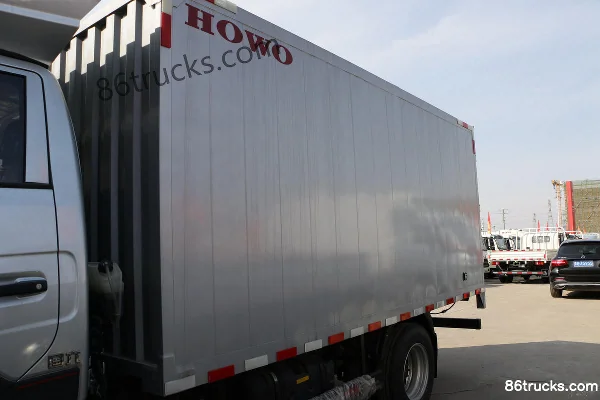 Sinotruk HOWO Xiaoshuai 130 ch 4X2(6 roues) petit camion fourgon à cabine simple 3,95 m Carrosserie (1) | 86Trucks