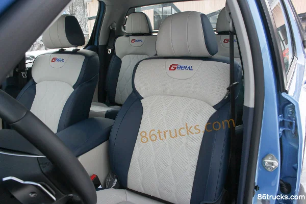 Foton General G7 2022 Luxury 2.0T Gasoline 238hp 4WD Manual Standard Box Double Row Pickup Chassis (2) | 86Trucks