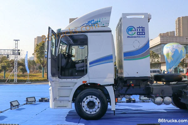 XCMG Truck Hanfeng E7 6X4(10 wheels) Electric Tractor Truck (CATL 600kWh) Cab (3) | 86Trucks