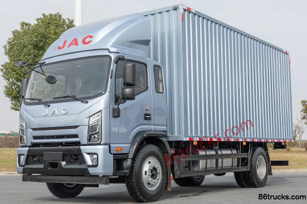 JAC Qingtianzhu 170hp 4X2(6 wheels) 4.845m semi-row box cargo truck (China VI) Exterior (3) | 86Trucks