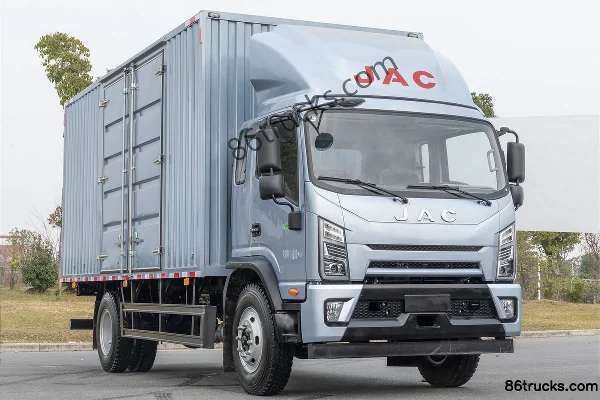 JAC Qingtianzhu 170hp 4X2(6 wheels) 4.845m semi-row box cargo truck (China VI) Exterior (2) | 86Trucks