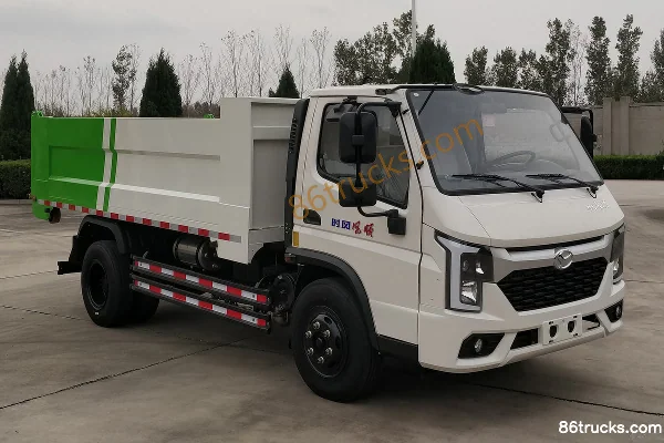 Shifeng Fengshun 150hp 4X2(6 wheels) self-loading garbage truck Exterior