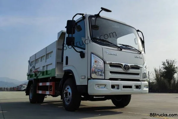 Sanhuan Shitong T3 Chuangke 130 ch 4X2(6 roues) camion benne à ordures Extérieur