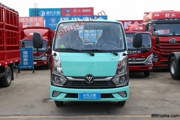 Foton Aoling M-Card 122hp 4X2(6 wheels) 3.7m Single Row Flatbed Light Truck (China VI) Exterior (2) | 86Trucks