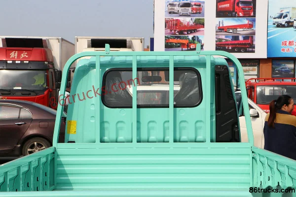Foton Aoling M-Card 122hp 4X2(6 wheels) 3.7m Single Row Flatbed Light Truck (China VI) Body (2) | 86Trucks