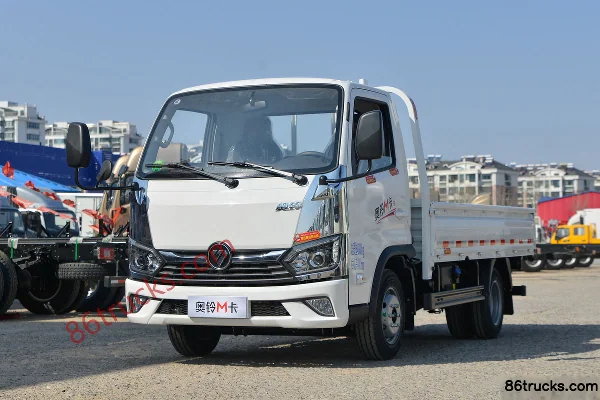 Foton Aoling M card 122 ch 4X2(6 roues) petit camion à ridelles à cabine simple 3,7 m (China VI) Extérieur (3) | 86Trucks