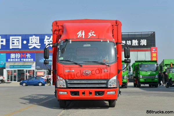 FAW Jiefang Hu VH 150hp 4X2(6 wheels) 4.16m Single Row Stake Truck (China VI) Exterior (2) | 86Trucks
