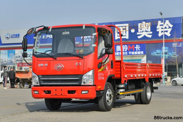 FAW Jiefang Hu VN Pashanhu 130 ch 4X2(6 roues) Camion porteur à ridelles cabine simple 4,2 m (rapport de pont 4,333) Extérieur (3) | 86Truck