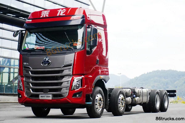 Dongfeng Liuqi Chenglong H7 camion lourd 500 ch 8X4(12 roues) camion porteur à ridelles 9,47 m AMT automatique (China VI) Extérieur (3) | 86