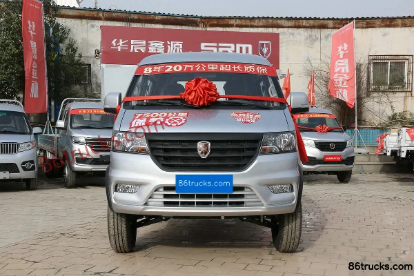 Jinbei Jinka S3 2024 Basic 1.6L 123hp 4X2(6 wheels) Gasoline 2.35m Double Panel Micro Truck Exterior (2) | 86Trucks