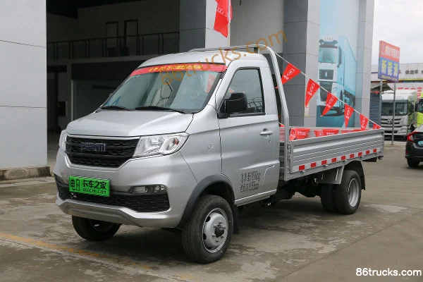 SRM Xinwang T20SEV 3.05T 3.05m Single Row Pure Electric Flatbed Micro Truck 4X2(6 wheels) Exterior (3) | 86Trucks