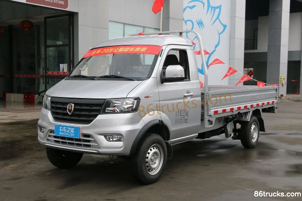 Jinbei Jinka S30 2022 Standard 1.6L 123hp 4X2(6 wheels) Gasoline 3.2m Single Row Flatbed Mini Truck (China VI) Exterior (3) | 86Trucks