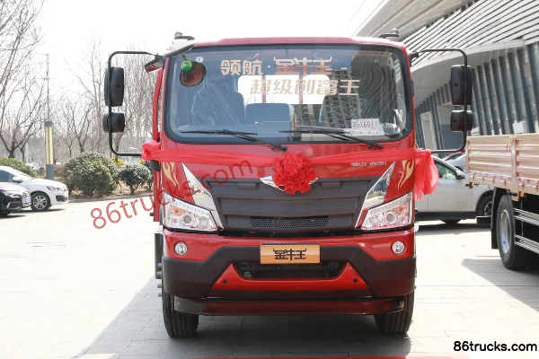 Foton Times Leader ES5 Golden Bull King 200hp 4X2(6 wheels) 6.2m Semi-row Flatbed Cargo Truck (China VI) Exterior (2) | 86Trucks