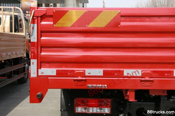 Foton Times Leader ES5 Golden Bull King 200hp 4X2(6 wheels) 6.2m Semi-row Flatbed Cargo Truck (China VI) Body (2) | 86Trucks