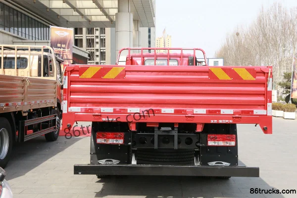 Foton Times Leader ES5 Golden Bull King 200hp 4X2(6 wheels) 6.2m Semi-row Flatbed Cargo Truck (China VI) Body (1) | 86Trucks
