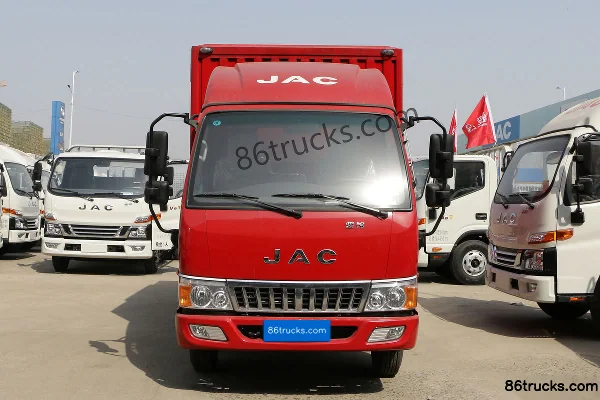JAC Junling E3 127 ch 4X2(6 roues) 3,7 m porteur fourgon cabine simple Extérieur (2) | 86Trucks