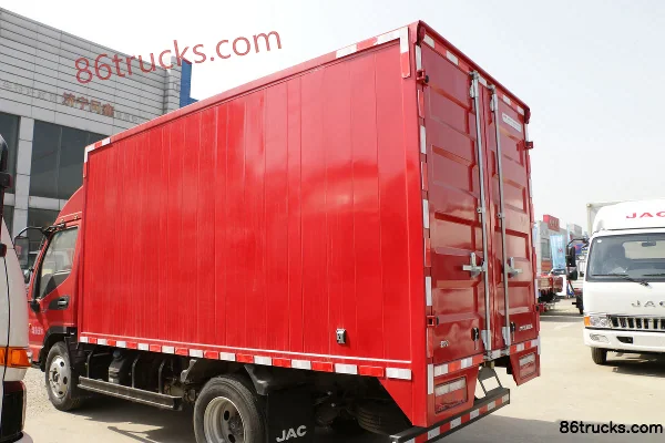 JAC Junling E3 127 ch 4X2(6 roues) 3,7 m porteur fourgon cabine simple Carrosserie (2) | 86Trucks