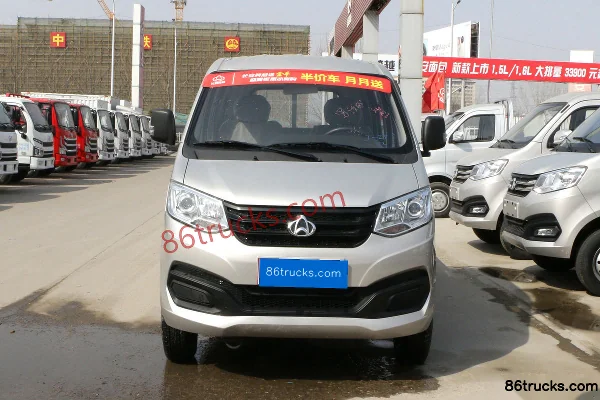 Changan Kuayue Xinbao T1 1.2L 91hp 4X2(6 wheels) gasoline 2m double-row flatbed micro truck Exterior (2) | 86Trucks