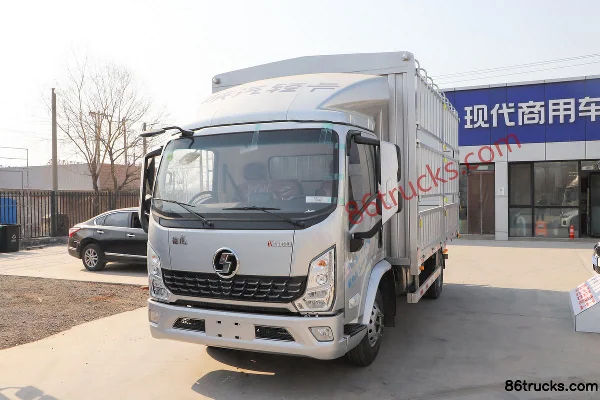 SHACMAN Light Truck Delong K5000 Comfort Edition 130 hp 4X2(6 wheels) 3.85m AMT automatic high-roof cab stake truck (China VI) Exterior (3)