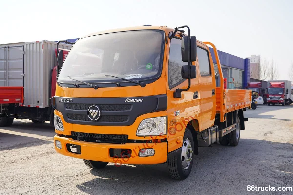 Foton Aumark série 3 131ch 4X2(6 roues) 3,22m double cabine camion léger à plateau (China VI) Extérieur (3) | 86Trucks