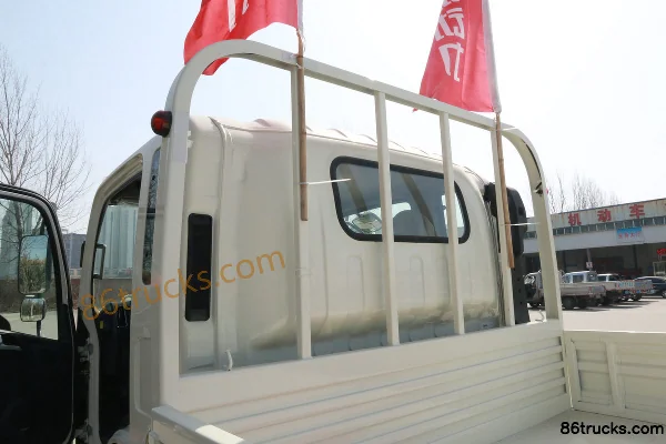 FAW Jiefang J6F 130hp 4X2(6 wheels) 3.82m Half Row Flatbed Light Truck (China VI) Body (1) | 86Trucks