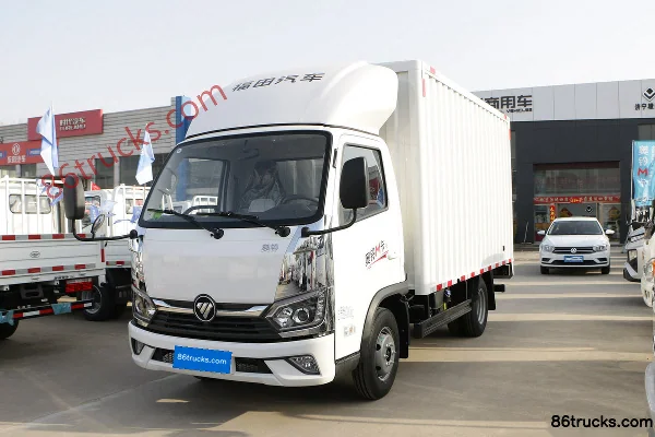 Foton Aoling M Card 122hp 4X2(6 wheels) 3.7m Single Row Van Light Truck (China VI) Exterior (3) | 86Trucks