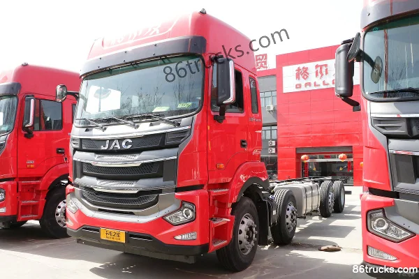 JAC Gallop A5W III poids lourd version 1.0 350 ch 8X2(10 roues) 9,7 m camion porteur à ridelles (China VI)(8 vitesses) Extérieur (3) | 86Tru