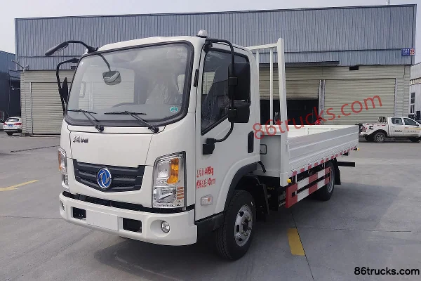Dongfeng T19 4,5 T 4,13 m camion léger plateau simple cabine 100% électrique 4X2(6 roues) Extérieur (3) | 86Trucks
