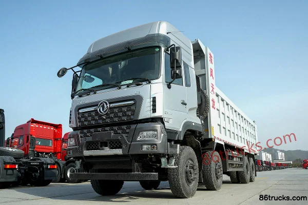 Dongfeng Commercial Vehicle Tianlong KC Heavy Truck 600 hp 8X4(12 wheels) 8m dump truck (high roof) Exterior (3) | 86Trucks
