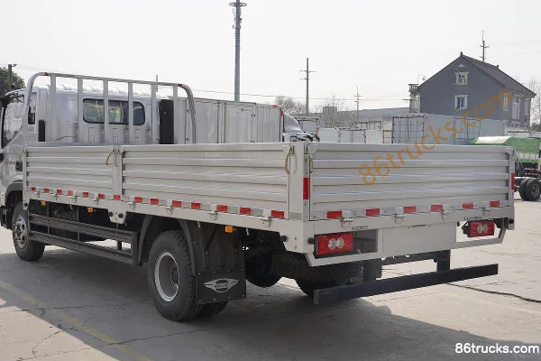 Foton Times Leader ES5 190hp 4X2(6 wheels) 5.4m semi-row flatbed light truck (8-speed) Body (3) | 86Trucks